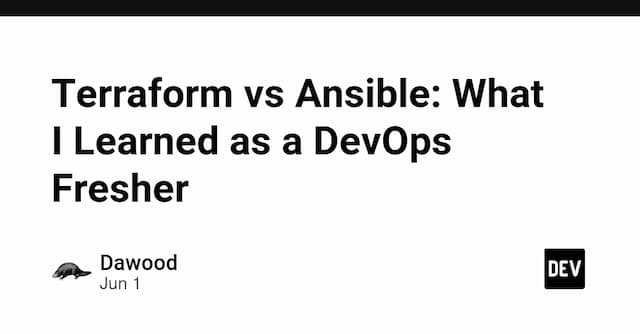 Terraform vs Ansible: What I Learned as a DevOps Fresher