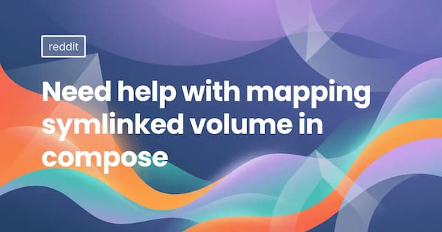 Need help with mapping symlinked volume in compose